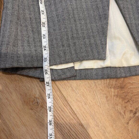 Veronica Beard Herringbone Blazer Gray Size 4 - Picture 12 of 15